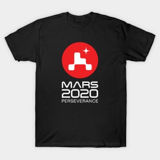 Mars 2020 Perseverance Rover Mission Patch Logo JPL Insignia T-Shirt